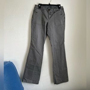 Sundance Grey Khaki Cargo Wide Leg Pants Size 6